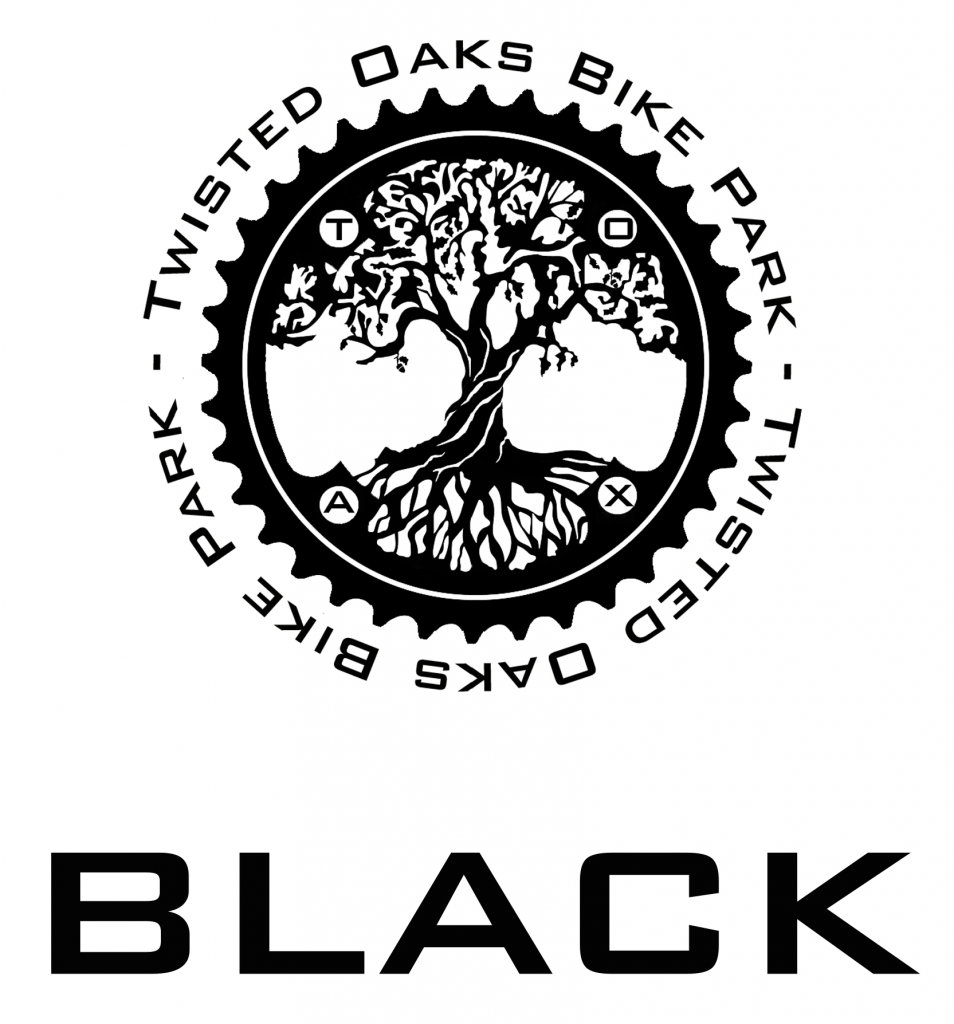 A black grade trail sign image
